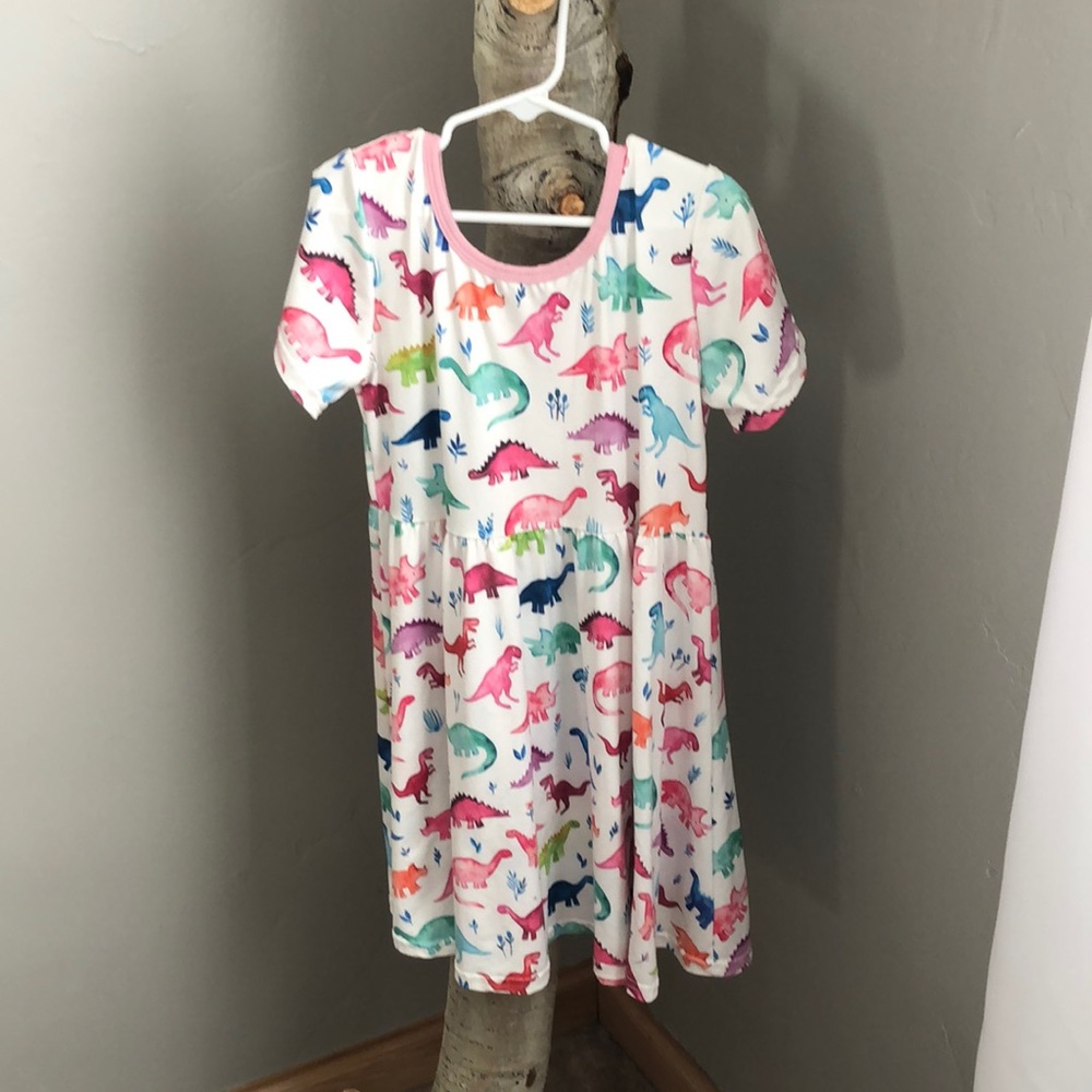 Girls dinosaur dress.